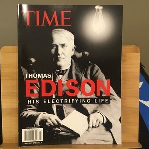 Thomas Edison Time magazine his electrifying Life 2013.